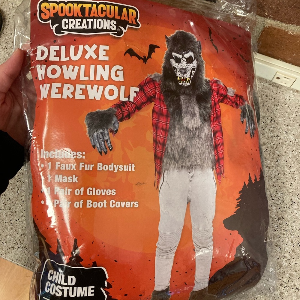 Kids werewolf costume size S